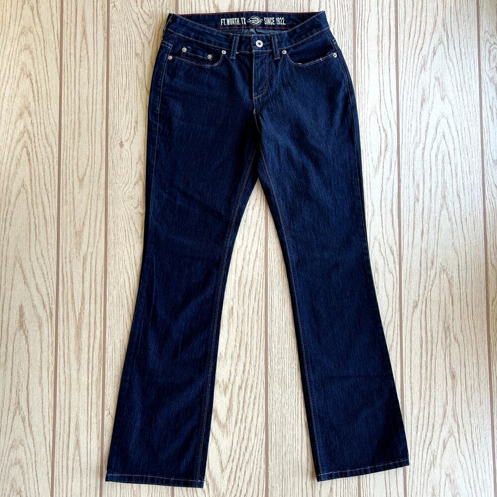 Dickies Jeans Women's Size 4 Regular Dark Wash Bootcut